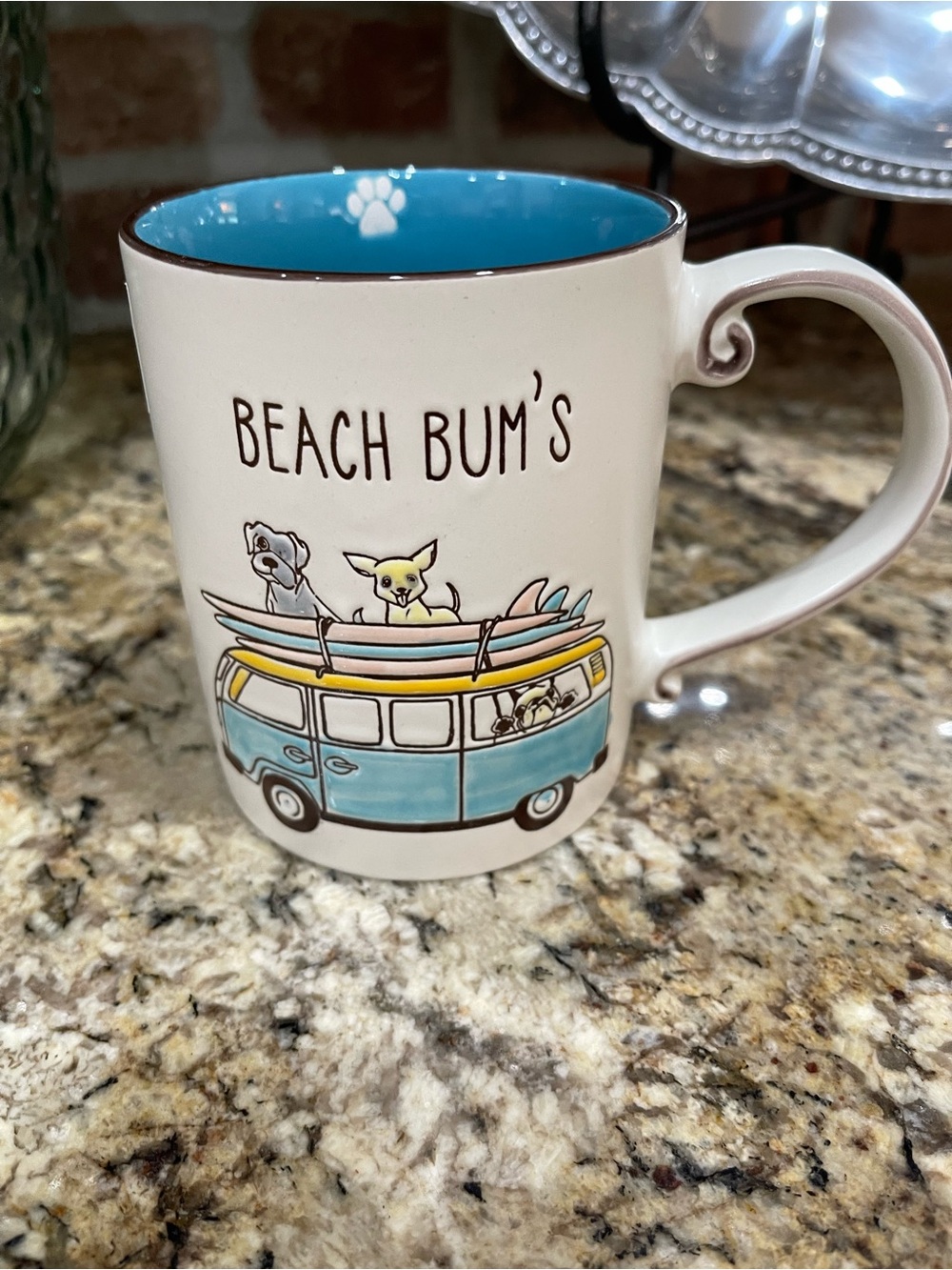 Spectrum Designz Beach Bum’s surfboard coffee mug 16oz - Brand new!